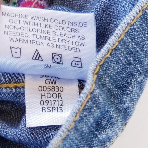 Hanna Andersson Jean Jacket Girls Size 2T - Picture 7 of 8